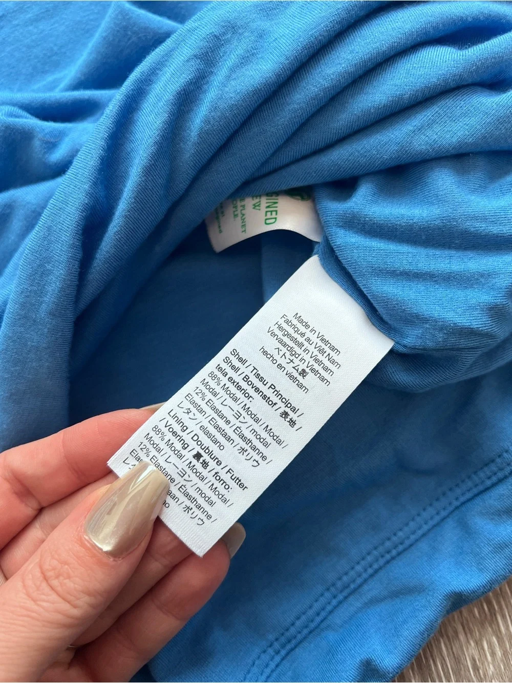 J. Crew form‎ knit tank in blue NWT